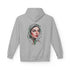 Palestine Woman Art Hoodie Unisex - Keffiyeh Scarf Dual-Sided Graphic Pullover