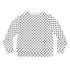Black & White Keffiyeh Pattern Sweatshirt - All-Over Cultural Design Pullover