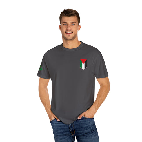 Palestinian Pride T-Shirt - Garment-Dyed Palestine Flag Tee