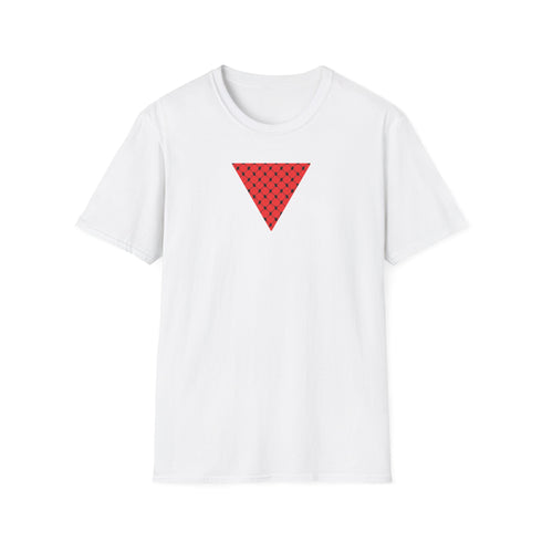 Palestine Resistance T-Shirt - Triangle Symbol Solidarity Tee for Everyday Activism