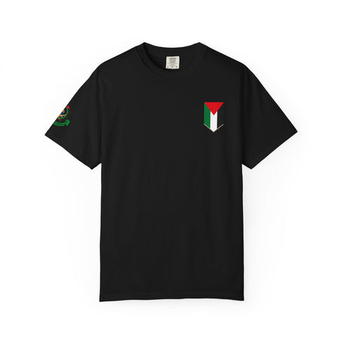 Palestinian Pride T-Shirt - Garment-Dyed Palestine Flag Tee