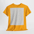 Keffiyeh Pattern Heavy Cotton Tee - Modern Mesh Design Streetwear T-Shirt