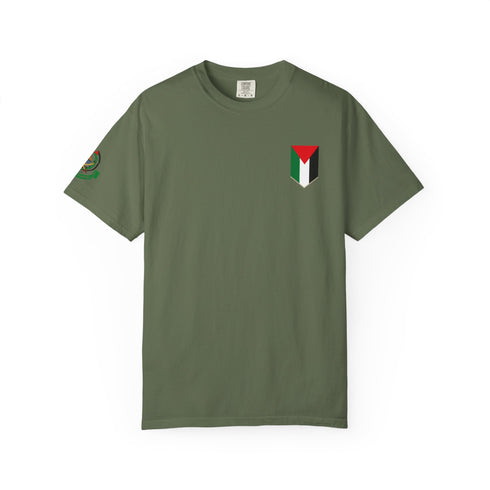 Palestinian Pride T-Shirt - Garment-Dyed Palestine Flag Tee