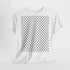 Keffiyeh Pattern Heavy Cotton Tee - Modern Mesh Design Streetwear T-Shirt