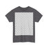 Keffiyeh Pattern Heavy Cotton Tee - Modern Mesh Design Streetwear T-Shirt