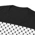 Keffiyeh Pattern Heavy Cotton Tee - Modern Mesh Design Streetwear T-Shirt