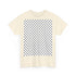 Keffiyeh Pattern Heavy Cotton Tee - Modern Mesh Design Streetwear T-Shirt