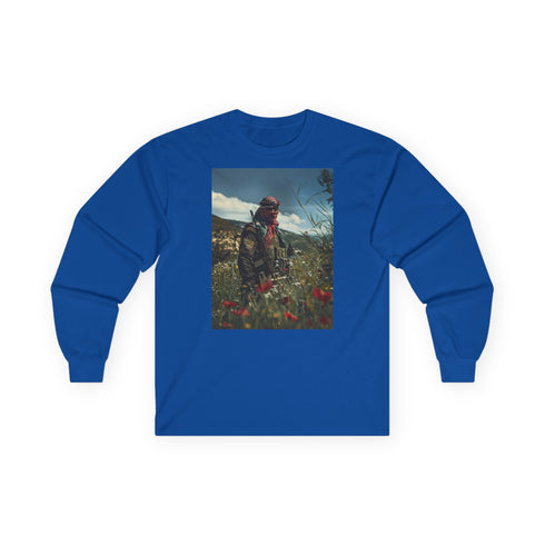 Palestine Resistance Long Sleeve Tee - Mujahid Soldier Solidarity Shirt