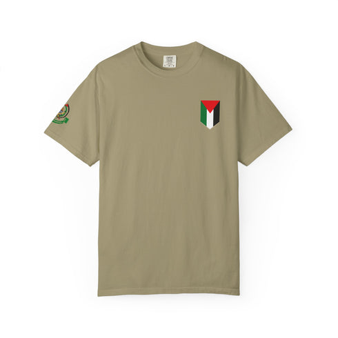 Palestinian Pride T-Shirt - Garment-Dyed Palestine Flag Tee