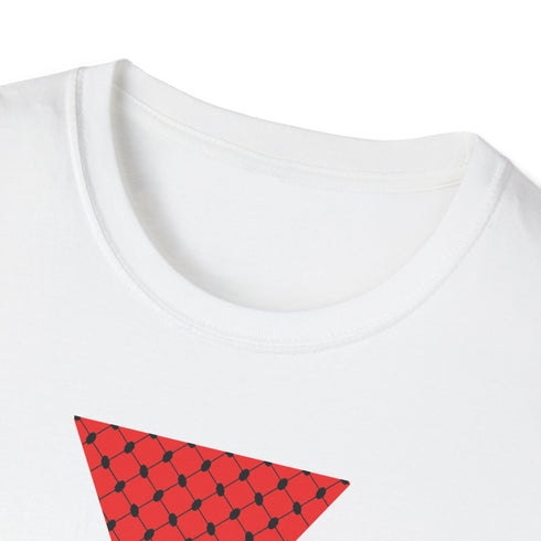 Palestine Resistance T-Shirt - Triangle Symbol Solidarity Tee for Everyday Activism
