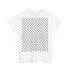 Keffiyeh Pattern Heavy Cotton Tee - Modern Mesh Design Streetwear T-Shirt