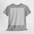 Keffiyeh Pattern Heavy Cotton Tee - Modern Mesh Design Streetwear T-Shirt