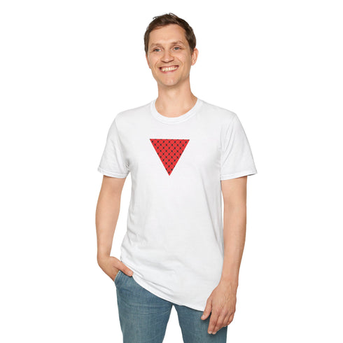 Palestine Resistance T-Shirt - Triangle Symbol Solidarity Tee for Everyday Activism