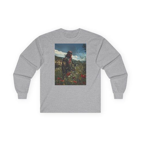 Palestine Resistance Long Sleeve Tee - Mujahid Soldier Solidarity Shirt