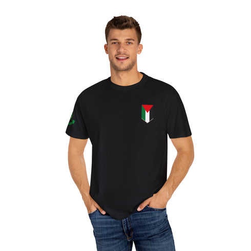Palestinian Pride T-Shirt - Garment-Dyed Palestine Flag Tee