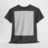 Keffiyeh Pattern Heavy Cotton Tee - Modern Mesh Design Streetwear T-Shirt