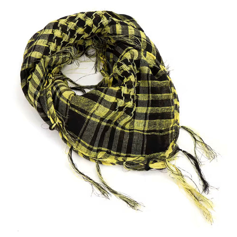 Authentic Keffiyeh (Kaffiyeh) - Traditional Palestinian Scarf - High-Quality Kufiya for Men & Women