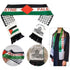 Palestine car hood cover and accessory set with vibrant colors and durable weather-resistant material for patriotic vehicle decoration
