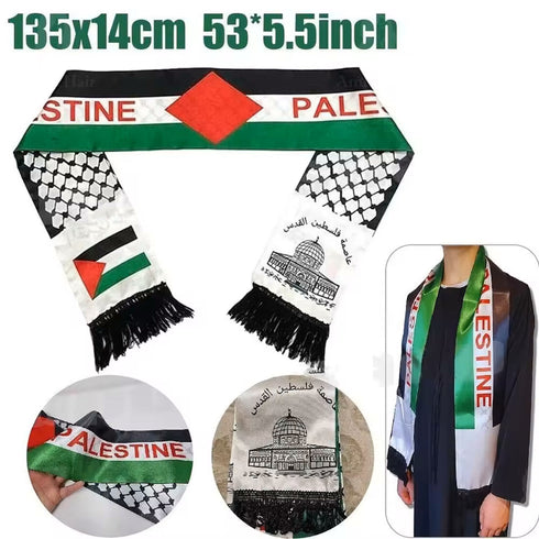 Buy authentic Palestinian keffiyeh scarf free palestine alquds jerusalem size