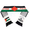 Traditional black and white keffiyeh scarf Palestinian kufiya