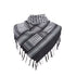 Palestinian keffiyeh scarf, also called kaffiyeh, showcasing classic authentic palestine patterns, symbolizing palestinian cultural heritage and resistance arab headscarf for men and women