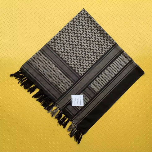 Palestinian keffiyeh scarf, also called kaffiyeh, showcasing classic authentic palestine patterns, symbolizing palestinian cultural heritage and resistance arab headscarf for men and women