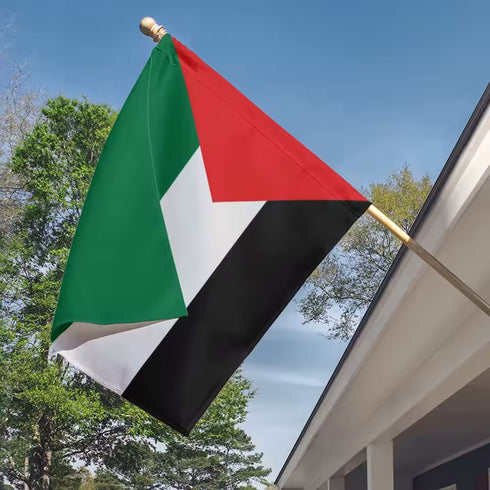 Palestine Flag High-Quality Flags for Sale Online High-quality Palestine flag with vibrant colours durable flag for indoor and outdoor use