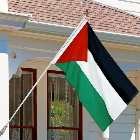 Palestine Flag High-Quality Flags for Sale Online High-quality Palestine flag with vibrant colours durable flag for indoor and outdoor use